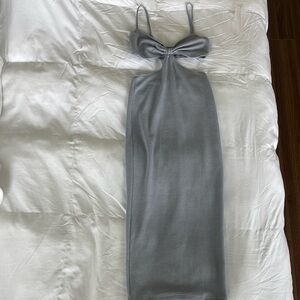 Cut out knit Midi Dress